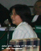 Witness Dr. Jane Maureen Pangemanan M.Kes.